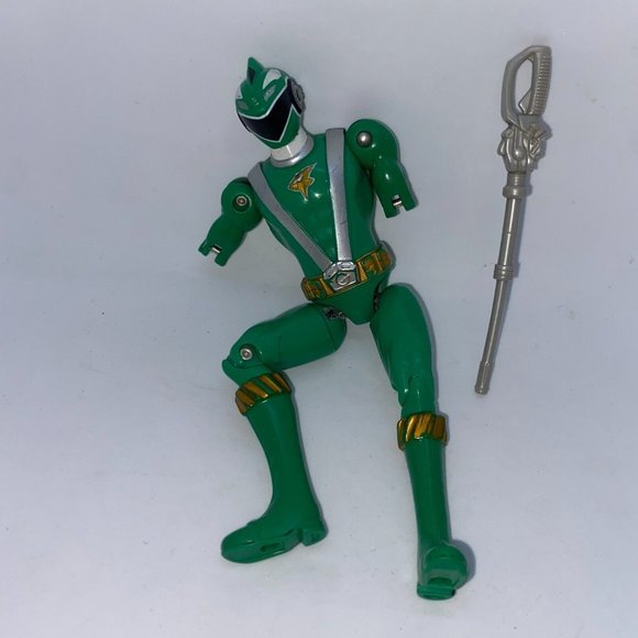 Bandai Namco | Toys | Power Rangers Bandai Green Shark Ranger 208 Full ...